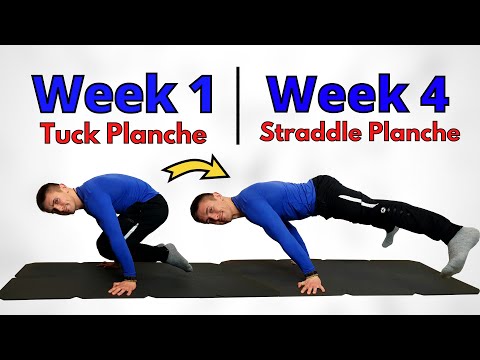 From TUCK to STRADDLE PLANCHE in 30 days | Straddle Planche Tutorial