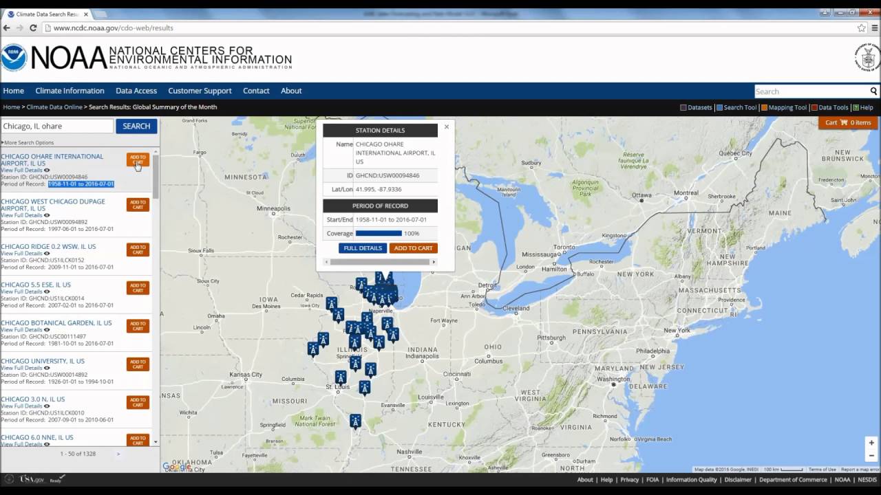 Weather Data Download for the AWE Sales Forecasting & Rate Model