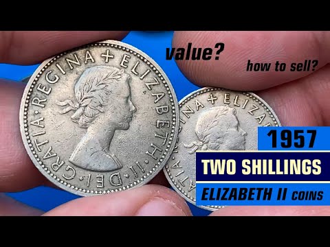 1957 Elizabeth II Florin – A Stunning Piece of History & Legal Tender in Canada!