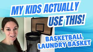 Basketball Laundry Hamper Review | The Fun Way to Get Kids to Pick Up Their Clothes