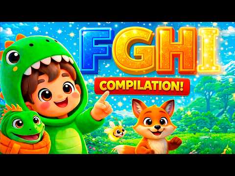 F G H I Phonics Song for Kids | Letter Sounds + Words (Flamingo, Goat, Haunted House!)
