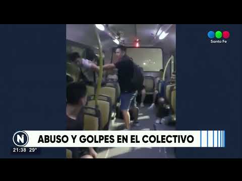 Abuso y golpes en el colectivo