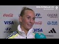 Stina Blackstenius after Sweden's 5-0 win against Italy