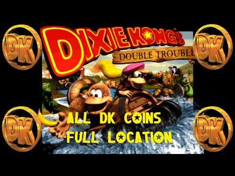 Donkey Kong Country 3 (SNES) / All DK COINS Full Location [EXTRA#3] [4:3/4K@60]