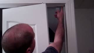 Repairing & adjusting a folding closet door