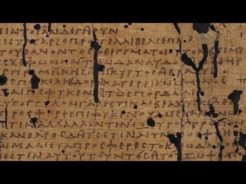 Greek Papyri: The Rediscovery of the Ancient World