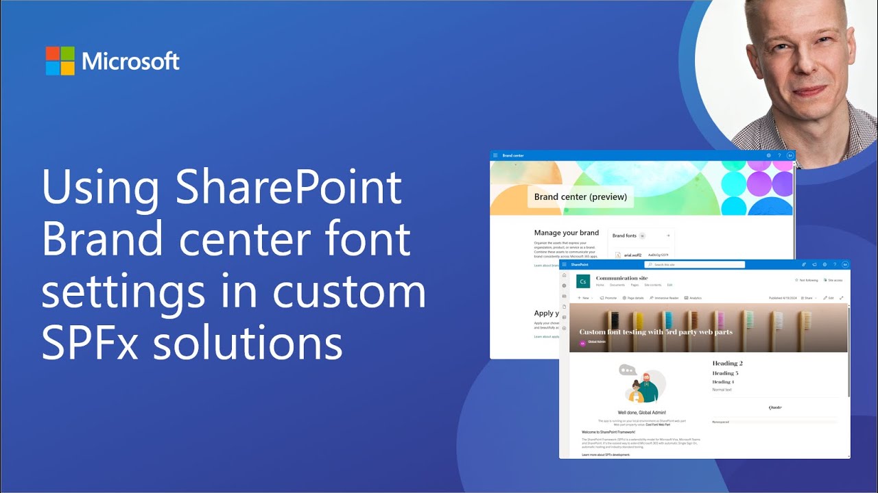 Customize SPFx Solutions with SharePoint Brand Fonts