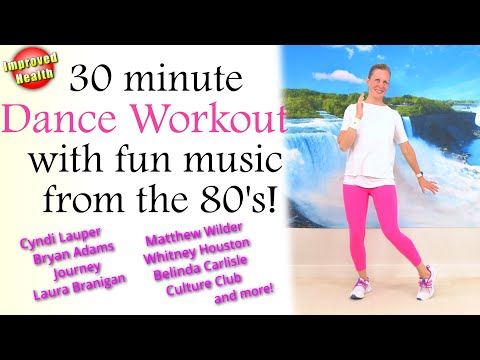 1980's Workout | Low Impact Cardio Workout with fun popular music from the '80s