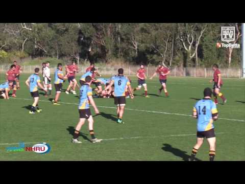 2016 NHRU Round 16 - Premier 1 Highlights - Southern Beaches v Lake Macquarie