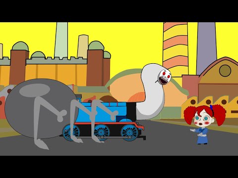 Monster School : SCARY THOMAS THE TRAIN -  Animation