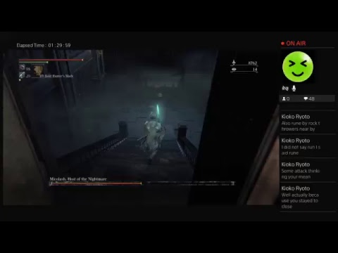 PS4 Streaming Bloodborne(Blind): Finding secrets? Part 8 Co -op welcome!