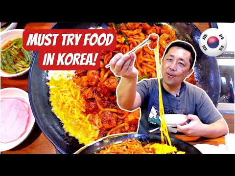 MUST EAT! Spicy Cheese DAKGALBI! Korean Fondu! 🇰🇷 Korean Restaurant in Seoul Korea