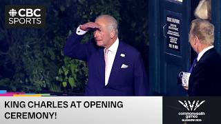 King Charles and Queen Camilla exit TARDIS to make entrance to Commonwealth Games in Glasgow!