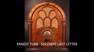 Ernest Tubb  Soldier&#39;s Last Letter