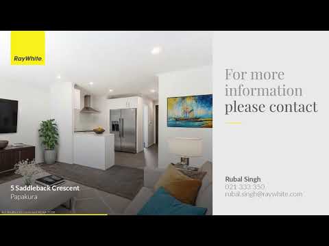 5 Saddleback Crescent, Papakura, 3 Schlafzimmer, 1 Badezimmer, Townhouse