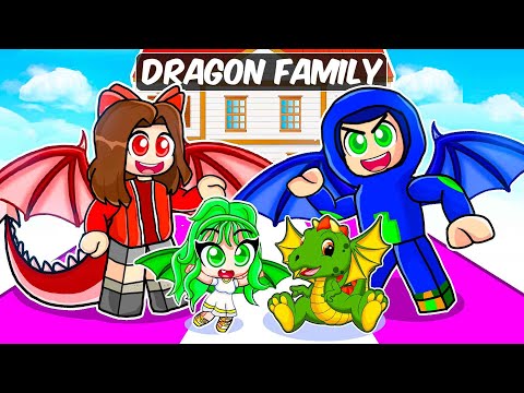 Having A DRAGON FAMILY In Roblox !! 