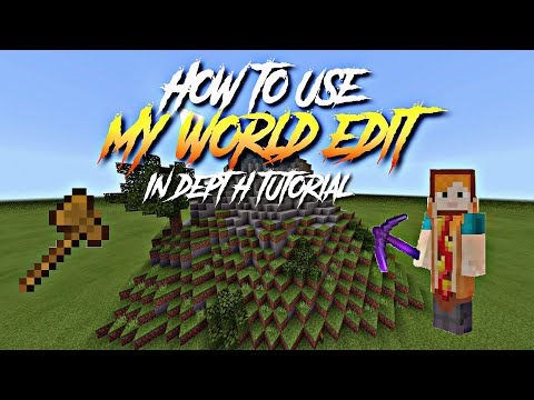 HOW TO USE MY WORLD EDIT COMMAND IN MINECRAFT BEDROCK...