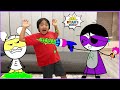 Ryan Vs Dark Titan With EK Doodles With 1 Hr Kids Video