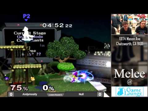 Melee at JJ's 15 - Andymosity (Samus) Vs. Null (Fox) - Losers R3 - Singles