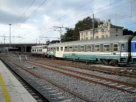 Avviamento E655 196 grigio blu con EXP 1673 Torino Pn - Salerno (auto al seguito)