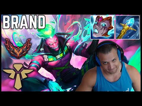 🌋 Tyler1 LOOK AT THAT DAMAGE | Brand Support Full Gameplay | Season 14 ᴴᴰ