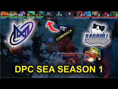 NIGMA GALAXY vs RAGDOLL - CRAZY SERIES - DPC SEA Tour 1: Division 2 Dota 2 Highlights