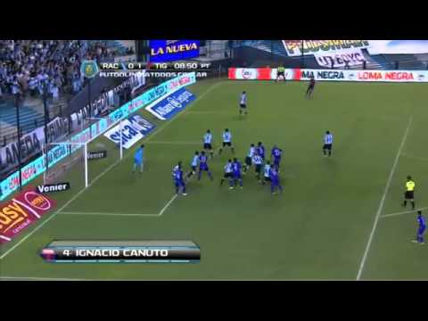 Gol de Canuto Racing 0-Tigre Fecha 3 Torneo Final 2014 Fútbol Para Todos
