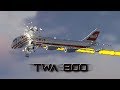 Reconstruccion Vuelo TWA 800 | Minecraft Animation