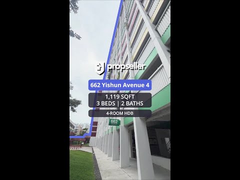 662 Yishun Avenue 4, 662 Yishun Avenue 4, 3 Bedrooms, 1,119 sqft, HDB Flat For Sale, by Wes Teo, 500159949 - PropertyGuru.com.sg
