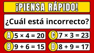 ¿Puedes aprobar esta Prueba de CI de Matemáticas? | Quiz de Matemáticas Difícil