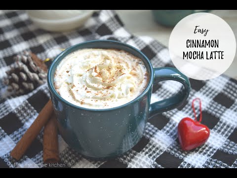 Easy Cinnamon Mocha Latte | Easy Coffee Drink Recipes | Coffee Shop Drinks at Home