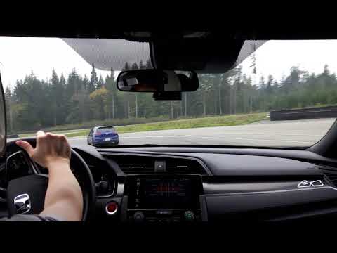 Civic FK7 CVT VS Golf R at Vancouver Island Motorsport Circuit 10/04/2020