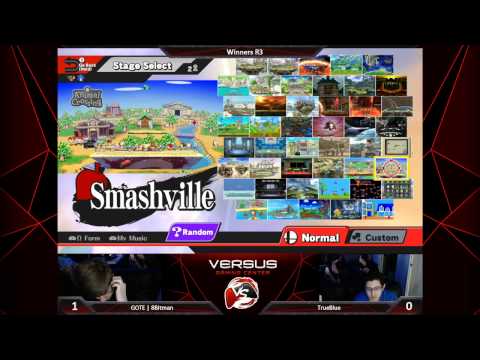 Smash 4 Our Sins #2 3/21/15 - Winners R3 - True Blue (Sonic) vs. 8Bitman (ROB) - Smash 4
