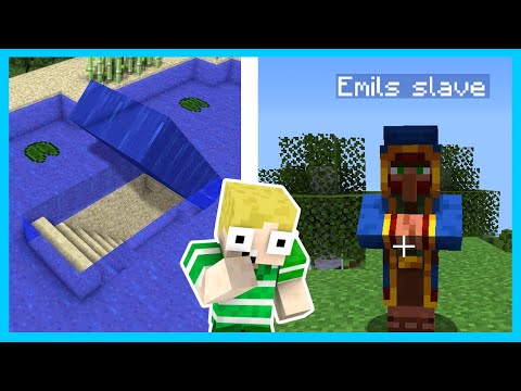 FINDER EMILS HEMMELIGE BASE! - Dansk Minecraft