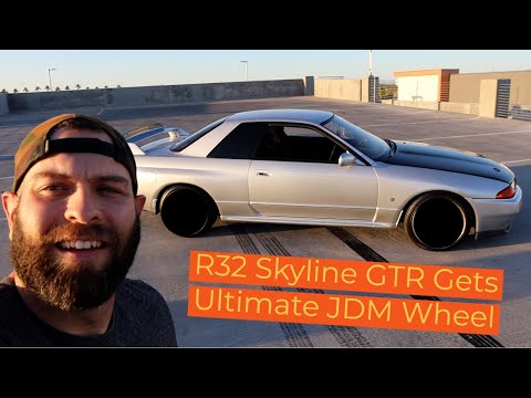 R32 Skyline GTR gets Ultimate JDM Wheel!