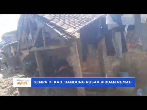GEMPA DI KAB. BANDUNG RUSAK RIBUAN RUMAH