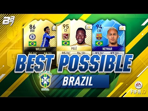 BEST POSSIBLE BRAZIL TEAM! w/ PELE AND TOTGS NEYMAR! | FIFA 17 Video