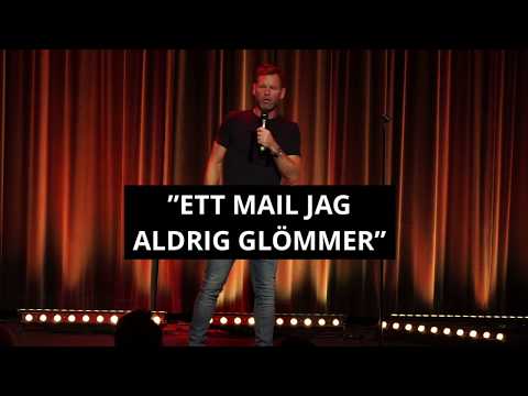 "Ett mail jag aldrig glömmer" - MÅRTEN ANDERSSON (RAW COMEDY CLUB)