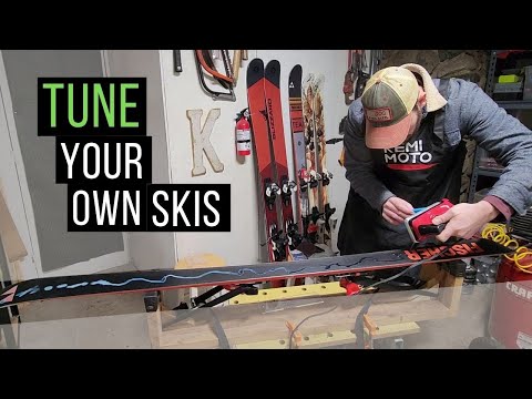 How to wax and sharpen your own skis at home | DIY Ski tune