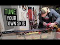 How to wax and sharpen your own skis at home | DIY Ski tune