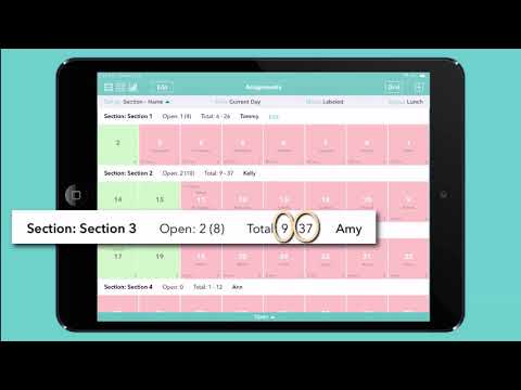 Waitlist Me - Section Management and Floor Plans