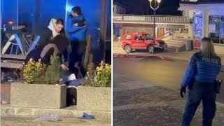 I primi soccorsi ai feriti a Crans-Montana all'esterno del bar esploso nella notte: il video