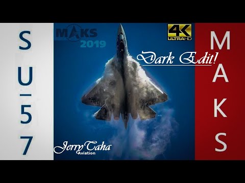🔵 Su-57 Impressive 'Dark' Demo at MAKS!