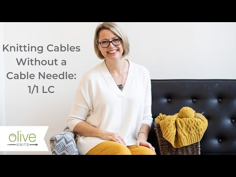 How to Knit the 1 1 LC Cable Without a Cable Needle