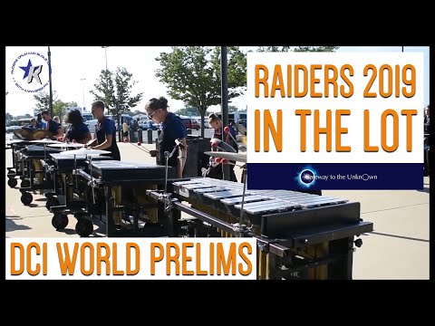 Raiders 2019: DCI World Prelims Lot Video / Percussion Ensemble