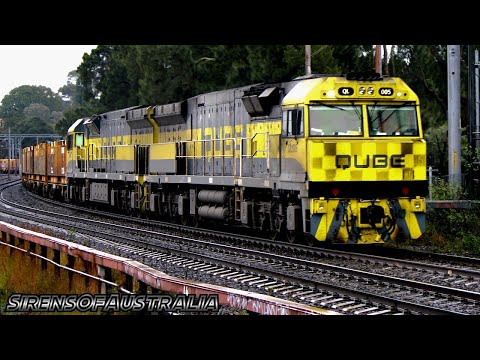 Qube Logistics QL Class C44ACI x2 Steel Train | Dulwich Hill, NSW | 2/7/2022
