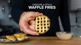 Chick Fil-A Style Waffle Fries made faster at home? (Fried or Baked)
