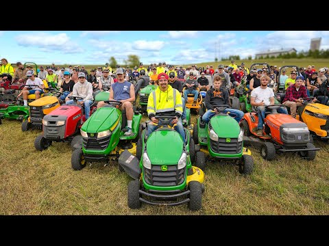 I Hired 100 People to Mow my Lawn