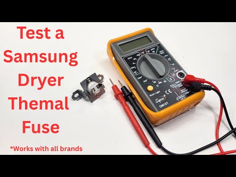 How to Test Samsung High-Limit Thermal Fuse DC96-00887A – Dryer Runs but Won’t Heat