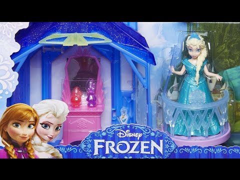 Playdoh Frozen Elsa's Flip 'n Switch Castle anna olaf snowman disney princesses toys video